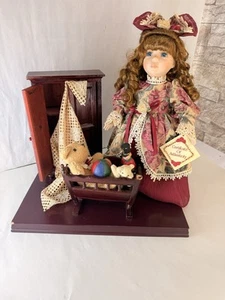 DanDee-Collectors Choice Porcelain Doll dressed in Red Authentic Bear Toys Decor - Picture 1 of 23