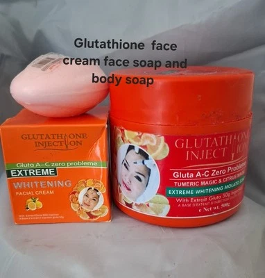 glutathione face cream Body soap and face soap - image 1 of 2