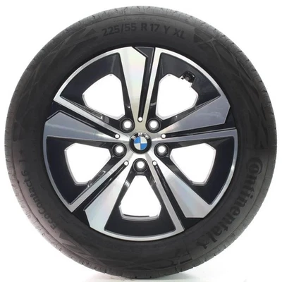 BMW 4er i4 G26 Sommerräder Aerodynamikrad 852 Conti 225/55R17 DOT23 6896764 - Bild 1 von 4