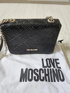 Love Moschino Black Crossbody Handbag with Dustbag - Picture 1 of 6