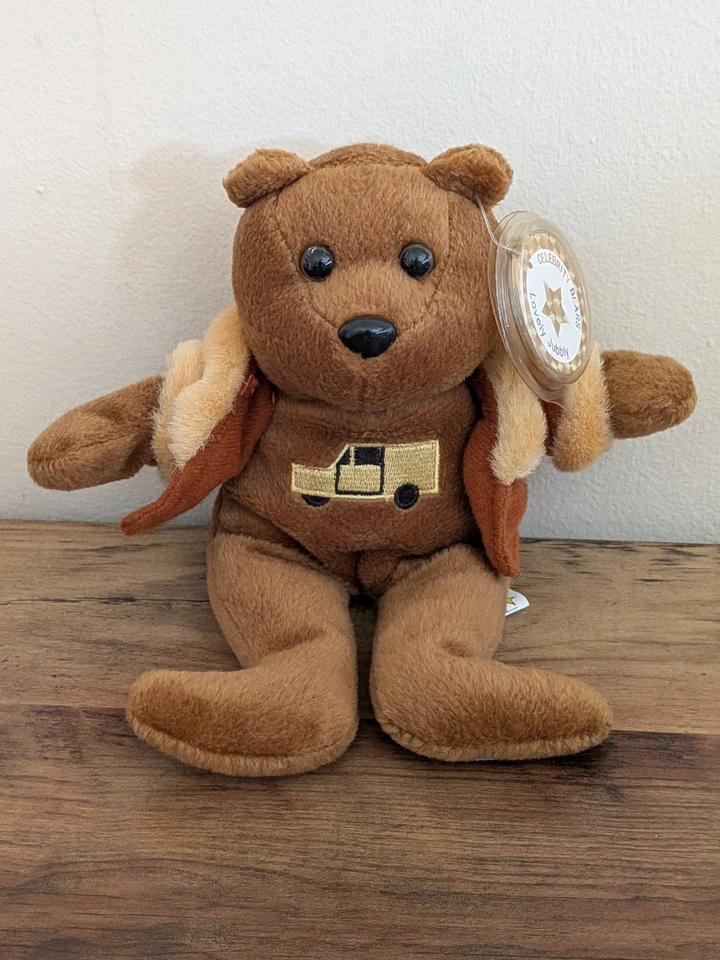 Celebrity Bears Lovely Jubbly Only Fools And Horses Del Boy Plush W/Official Tag - Image 1 of 4