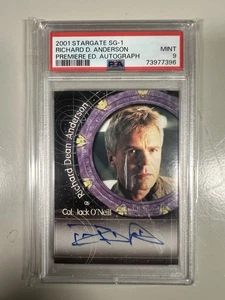 Stargate SG-1 Premiere Edition A1 Richard Dean Anderson Autograph PSA 9 - Picture 1 of 2