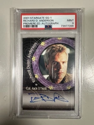 Stargate SG-1 Premiere Edition A1 Richard Dean Anderson Autograph PSA 9 - Image 1 of 2