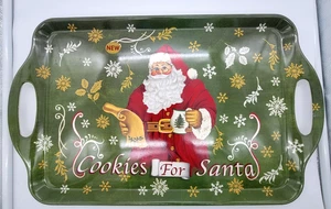 Pimpernel Spode Christmas Tree Melamine "Cookies for Santa" Tray - Picture 1 of 4