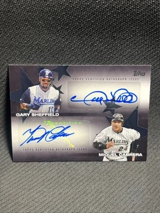 2025 TOPPS GARY SHEFFIELD MIGUEL CABRERA BASEBALL STARS DUAL AUTO 10/10 MARLINS - Picture 1 of 5