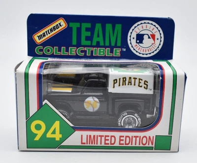 Matchbox Superfast Ford Flareside Pickup Pittsburgh Pirates Black Baseball 1994 - Immagine 1 di 2
