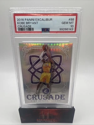 2016-17 Panini Excalibur Kobe Bryant #88 Crusade Lakers PSA 10 Gem Mt - Image 1 of 2