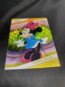 2025 Topps Chrome Disney Minnie Mouse Yellow Diamonds #28 - Picture 1 of 6