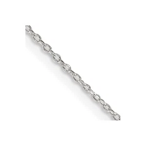 Sterling Silber 1,10 mm Forzantina Kabel Kette Halskette - Bild 1 von 4