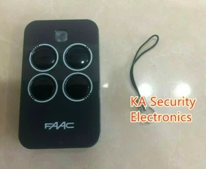 FAAC XT4 433RC GENUINE 4 Button Remote Control 787456 GARAGE OR GATE ROLLING COD - Picture 1 of 8