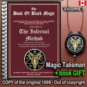 antique book occultism esoteric manuscript black magic ritual manual satanic bid - Picture 1 of 24