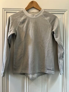 Patagonia Midweight Capilene Baselayer Boys Large 12 Gray Crew Long Sleeve - Picture 1 of 3