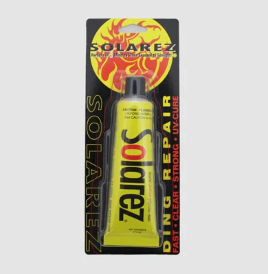 SOLAREZ UV Cure Polyester Ding Resin - (2 Oz) Surfboard Repair Kit