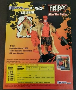 HELLBOY "After the Battle" 8" Action Figure toy ~ Magazine PRINT AD 2005 Mezco - Picture 1 of 1