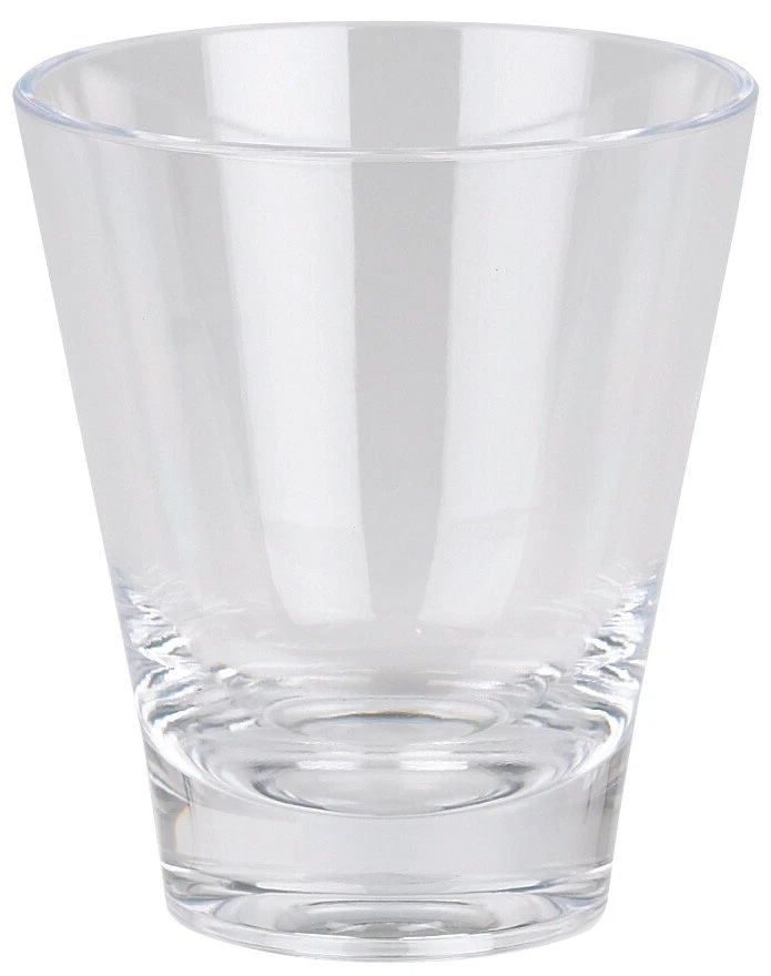 Spirella Sydney Acrylic Toothbrush Cup/Mug - High Gloss Orange Design, Easy To Clean (Not Dishwasher Safe)