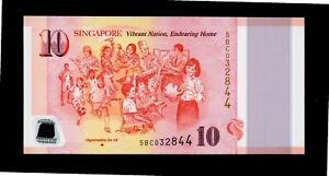 SINGAPORE 10  DOLLARS  2015  COMMEMORATIVE ISSUE   POLYMER PICK # 57a  UNC.