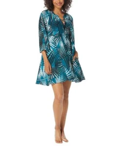 Coco Reef Modern Women's Wanderlust Cover-Up Swim Dress in Teal Size Small NWT - Picture 1 of 2