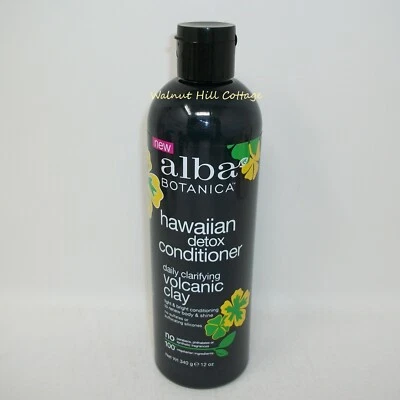 Acondicionador Desintoxicante Hawaiano Alba Botanica Clarificante Diario Arcilla Volcánica 12oz Foto 1 de 4