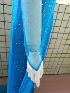 2 Disfraz de Elsa Cosplay Fiesta Conjunto Niñas Elegante Niños Frozen - Imagen 1 de 8
