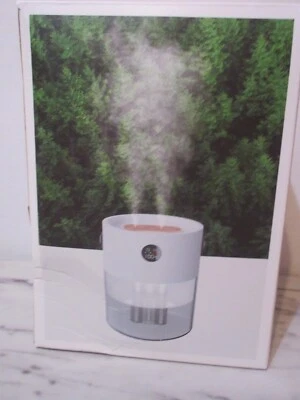 Humidificador Portátil 2L Temporizador de Gran Capacidad 3 Ajustes de Niebla Luz Nocturna Atomizador Foto 1 de 4