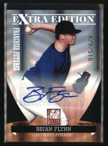 Brian Flynn 2011 Donruss Elite Extra Edition /516 #83 Auto Baseball Card