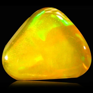 0.91 ct Supreme AAA Fancy Cabochon Shape (7 x 6 mm) Orange Orange Fire Opal - Picture 1 of 1