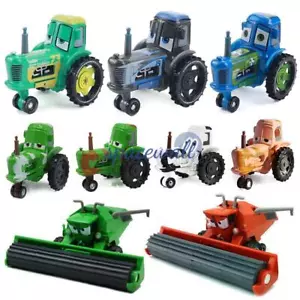 Disney Pixar Car Cow Tractor Frank Harvester 1:55 Diecast Model Toy Car Boy Gift - Picture 1 of 48