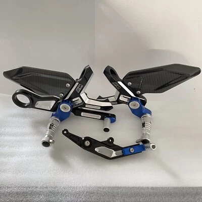 Rearsets FootPeg Footrest For BMW S1000RR S 1000 RR 2019-2024  Real Carbon Fiber - Image 1 of 4