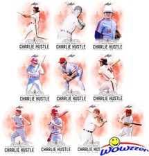 2020 Leaf Baseball PETE ROSE “Charlie Hustle Edition” Complete 10 Card Set MINT!