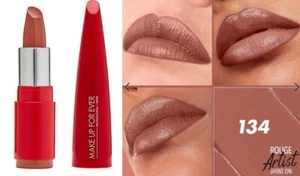 MAKE UP FOR EVER Rouge Artist Shine On Lipstick, 134 Ideal Chai, NIB - Picture 1 of 2