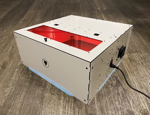 Laser Engraver Enclosure (LED Lighting, OD6 Protective Acrylic) - Picture 1 of 2