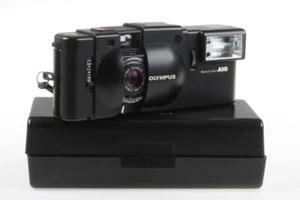 OLYMPUS XA Sucherkamera mit Blitzgerät A16 - SNr: 5382339 - Picture 1 of 5
