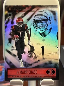 2021 Panini Illusions Blue Ja'Marr Chase Rookie Cincinnati Bengals #65 - Picture 1 of 2