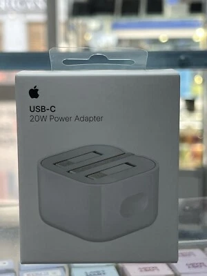 USB-C 20W Power Adapter Plug  Fast Charger for Apple iPhone - Genuine Apple - Image 1 of 4