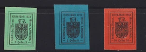 Posta ausiliaria Merano 1918 4 - 6 inutilizzata o.G. come speso TOP! #F826 - Foto 1 di 2