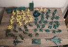 Vintage Lot of 90's Plastic Toy Soldiers, Accessories and Vehicles 68 Pieces