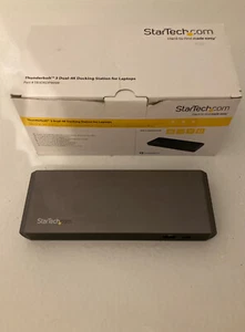 (NEW IN BOX) StarTech Thunderbolt 3 Dual 4K Docking Station - Picture 1 of 8