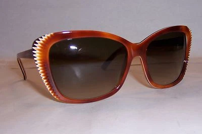 NUEVAS GAFAS DE SOL ALEXANDER MCQUEEN AMQ 4178/S HABANA/MARRÓN DUK-CC AUTHENTIC Foto 1 de 4