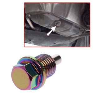 Tornillos magnéticos para tapón de drenaje de aceite para motor de automóvil Tuerca de perno Tuerca de sumidero Accesorios M14x1.5 - Imagen 1 de 12
