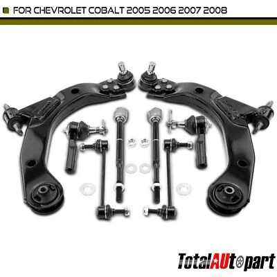 8x Braço de controle e conjunto de junta esférica para Chevrolet Cobalt 2005-2008 dianteiro - Imagem 1 de 4