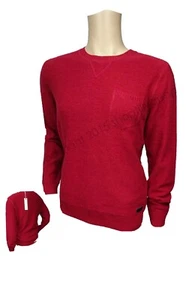 ESPRIT Jumper Sweater 80% Wool 20% Polyamide Mens large BNWT Maroon Designer - Imagen 1 de 3