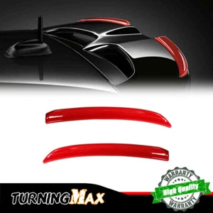 Rear Wing Trim Spoiler Extension Lip Fins for Mini Cooper F56 F55 S/JCW - Red - Picture 1 of 9