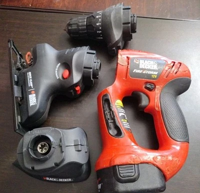 Black & Decker Fire Storm MT1203 12V Multi-Tool Drill Jig Saw Sander READ - Image 1 of 4