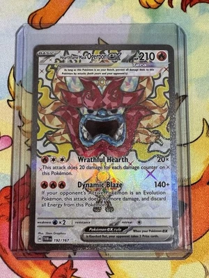 Hearthflame Mask Ogerpon ex 192/167 Sv06: Twilight Masquerade Holo - Image 1 of 2