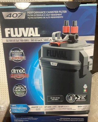 OPEN BOX FLUVAL 407 PERFORMANCE CANISTER FILTER - UP TO 100 US GALLON - Image 1 of 4