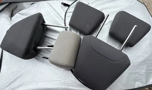 TOYOTA RAV4 2019 TO 2023 SET OF 5 GRAY CLOTH HEADRESTS. 2 FRONT AND 3 BACK. - Picture 1 of 1