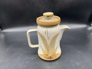 Art Pottery Stoneware Coffee Pot - Picture 1 of 9