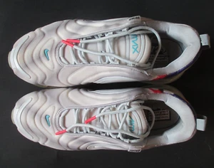 Nike Air Max 720 Men's 9.5 Running Shoes Sneakers Wolf Grey Pride - Picture 1 of 12
