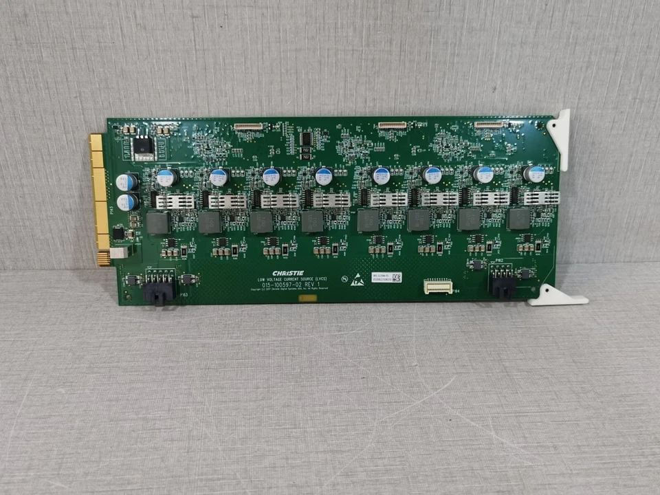CHRISTIE 015-100597-02 Rev. 1 Low Voltage Current Source PCB Board - Image 1 of 4
