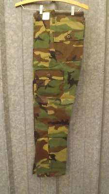 Vtg Ranger Erdl Camo 6 Pocket Cargo Pants Youth/Kids 12 USA MAde 26x25 - Image 1 of 4